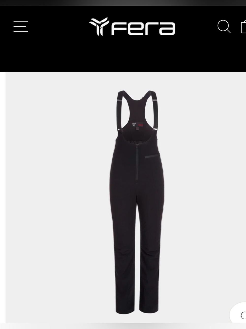 Black Women's Insulated Bib Jumpsuit with Adjustable Straps